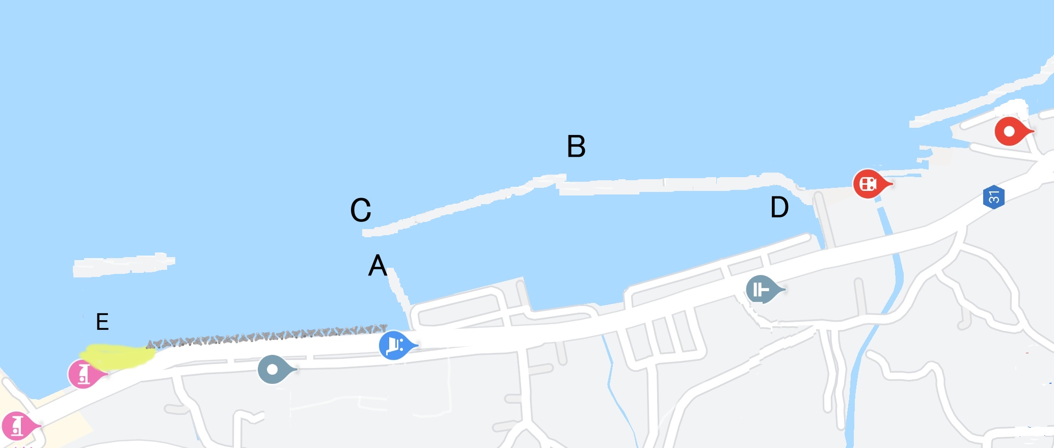 岩屋漁港周辺,釣り